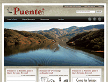 Tablet Screenshot of elpuente.org.mx